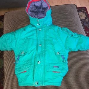 2T Girls Brambilla down jacket reversible perfect